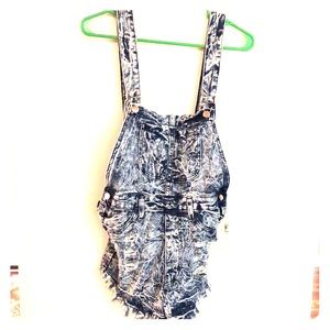 Short short coveralls